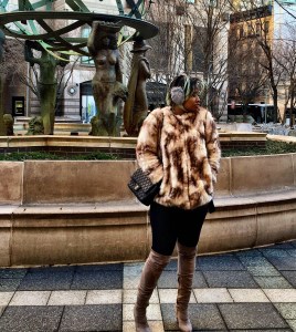 winter style with chanel and fur